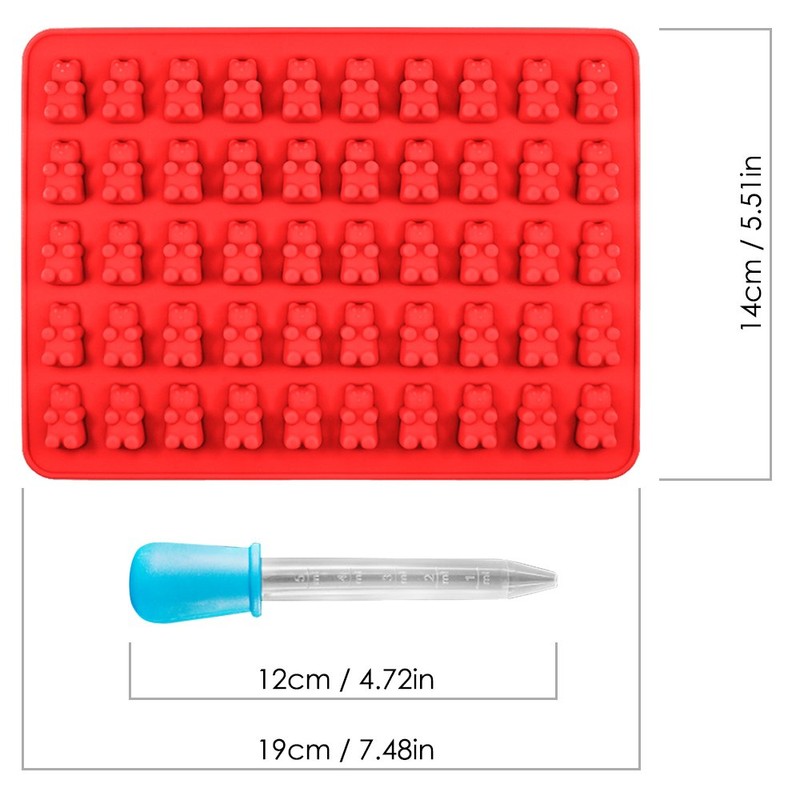 Candy Silicone Molds & Ice Cube Trays, SENHAI 3 Pack