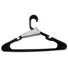 Mainstay 10-Pack Black Plastic Hangers