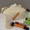 'Funny Fish Finger' Canvas Wash Bag/Makeup Case (CS00042463)