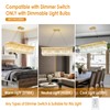 MSSIAN Premium K9 Crystal Chandelier, Gold Classic Rectangular, E12 Base