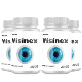 Pelican Vitamins Visinex- Eye Support with Lutein- 4 Bottles- 240 Capsules
