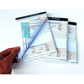 Crystal Pilot VFR-IFR Flight Notepad with METAR Reference Guide For Pilot Kneeboard - 3 Pack
