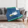 Florida Gulf Coast University Blanket, 50"x60" Logo Dots, Silky Touch