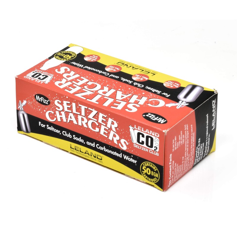 100 Leland (LE10 CO2) CO2 Soda Chargers - 8 Gram