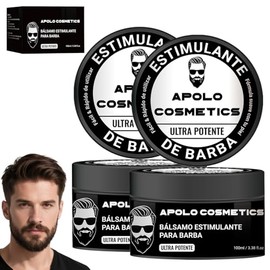 Para Barba - 2 unidades, Estimulante de Barba Ultra Potente, Bálsamo para Crecimiento de Barba Crema, Culpa de Crecimiento de Barba, Manteca de Barba Suavizante/Sin Perfume, Sin
