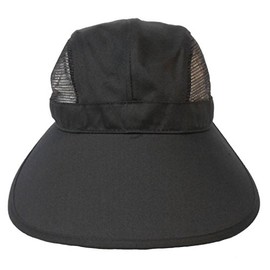 Cushees Scoop Hat w/Mesh Sides (Black)