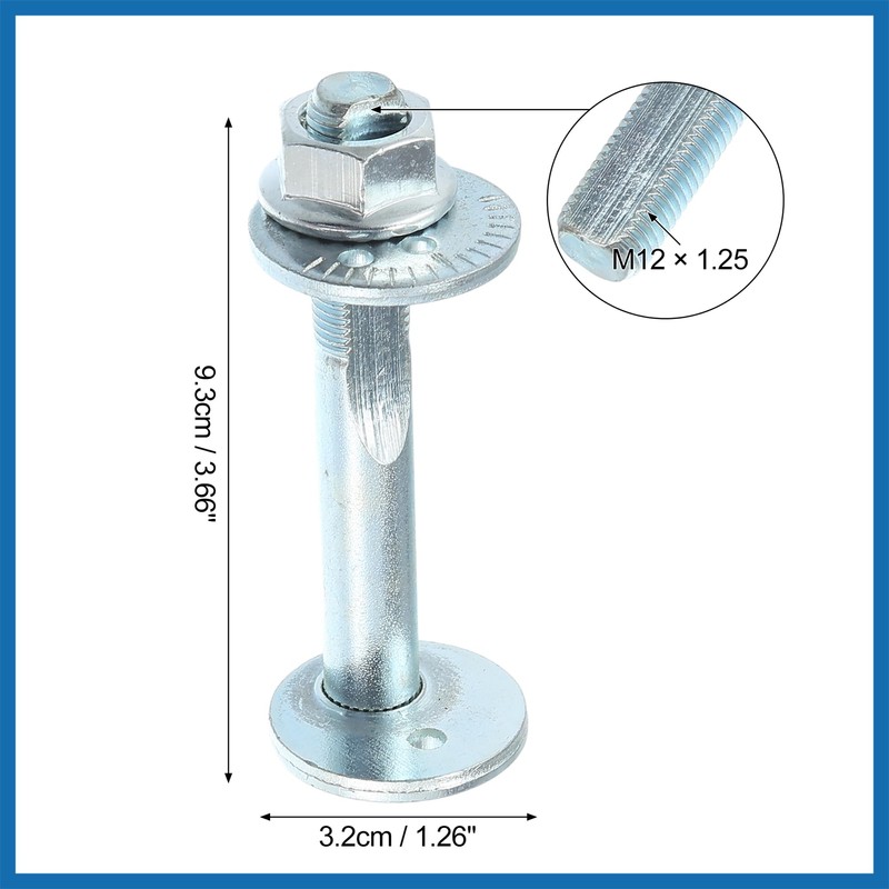 A ABSOPRO 2 Set Eccentric Alignment Camber Bolt for Mitsubishi