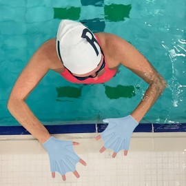 Swim Gloves | Webbed Fitness Gloves,Non-Slip Pool Workout Equipment for Water Aerobics Fitness Diving Swimming Pool Workout Beach Activities