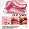 2pc Lip Plumping Gloss, Fine Glitter Pearl Lip Glaze, Long-Lasting