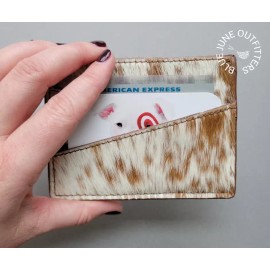Myra Brand HAIR ON LEATHER CREDIT CARD AND ID HOLDER BY MYRA BAG
