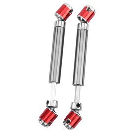 Tbest 2PCS Universal Drive Shaft, Steel Centre Drive Shaft Dogbone CVD for RC Crawler Car Model Accessories Rc Crawler Driveshaft