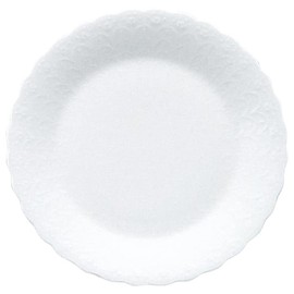 Narumi 9968-1527 Silky White, 6.7 inches (17 cm) Pan Plate, Bone China
