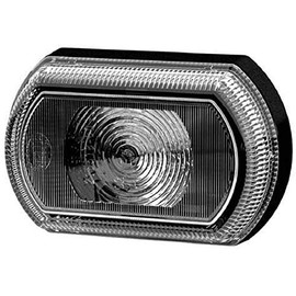 HELLA 2PF 013 323-211 Position Light - Shapeline Tech Slim - LED - 12/24V - Glued - Lens Colour: Grey - Cable: 2100mm - Plug: Blade Terminal Sleeve - Left Front/Right Front