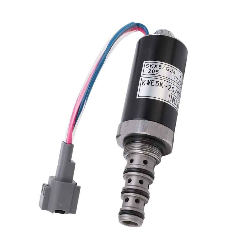 Rotary Solenoid Valve Alloy Steel Corrosion Resistance 669‑43000201 for KATO