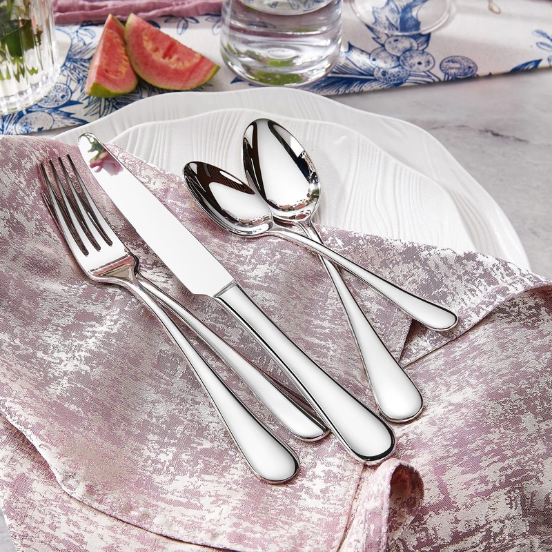 KEAWELL Premium Verona 20-Piece Silverware Set for 4, Heavy Duty