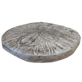 Solid Rock Stoneworks Sand Dollar Stepping Stone- PreAged
