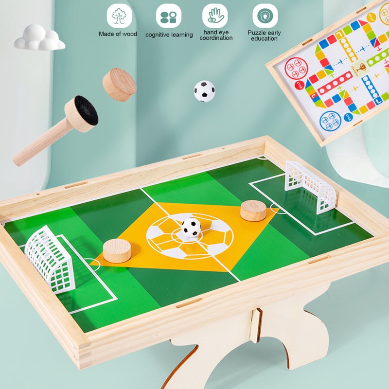 Mini Tabletop Football for Kids Puzzle Fun 2 Player Matchmaking
