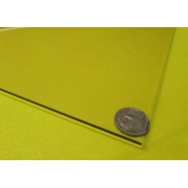 Polycarbonate sheet 1/16" (.062) X 24" X 24" Clear, Film Masked