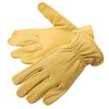 Degner WL962MA Washable Deer Skin Leather Mesh Gloves, Tan M,