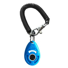 MODUS Pet Training Clicker for Dogs - Clicker with Adjustable Wrist Strap - Positive Reinforcement Clicker for Dogs, Cats, Puppies(Blue)