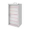 72 Slots Cell Phone Locker Portable Phone Storage Cabinet W/