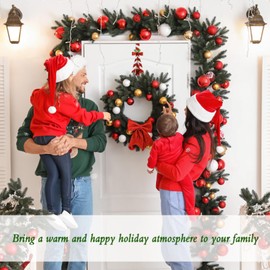 KEDONCHEN 2 Pack Metal Wreath Hangers for Front Door，Hanger Hooks for Christmas Front Door Decorations, Door Wreath Hanger，Door Hanger for Wreath Front Door……