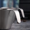 1 Pack 90ml Stainless Steel Espresso Measuring Cup with Handle