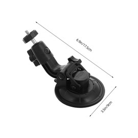 KONTONTY Action Camera Suction Cup Mount Strong Grip Car Holder for and Other Action Cameras Portable Design Compatibility for Smooth Surfaces