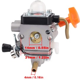 ZAMDOE FS90R C1Q-S174 Carburetor for STIHL FS90 FS110 HT101 FS130 FS100 FS110R KM110R KM130 HL100 HT100 FS100RX FS130R FS87 FS100R KM90 KM90R KM100 KM110 KM130R FC90 FC95 FC100 FC110 HL90 Trimmer