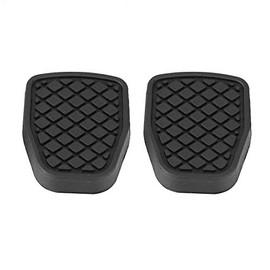 Dweekiy Rubber Brake Pedal, Non Slip Performance One Pair Brake Clutch Pedal Rubber Pad Cover Auto Accessories for Subaru Forester IMPREZA Legacy Outback WRX