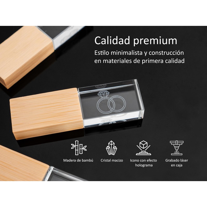 ZELEKTA Pendrive 64GB - USB Flash Drive 3.0 Premium -