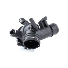 RIDEX Thermostat Coolant Cooling Water Thermostat with Housing, Plastic Housing with Coolant Temperature Sensor with Sealing Ring, with Sensor Opening Temperature: 95°C