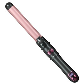 Hahahope Automatic Curling Iron Pro，28mm/1.1-Inch，with LED glam on the go - Color: Black