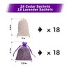 Lavande Sur Terre Pack of 36 Cedar Chips and Lavender