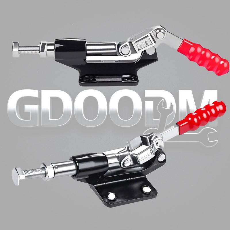 4 Pack Push Pull Adjustable Toggle Clamp, 500lbs Holding Capacity,