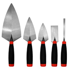 WYXDSDEV Masonry Hand Tool Set, Concrete Tools Set 1 pcs Brick Trowel, 2pcs Pointing Trowel, 1pcs Margin Trowel, 1 pcs Pointing Trowel