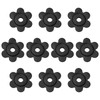 Qulkws 10 Pieces Garden Flag Rubber Stoppers Rubber Garden Flags