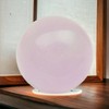 Steinfixx - Premium Rose Quartz Ball with Acrylic Stand, Computer