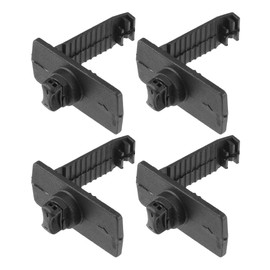 VekAuto 4 Pcs Car Holder Retainer Compatible for Honda for Acura, Durable Anti-Slip Plastic Black L Type Floor Mat Fixing Clips