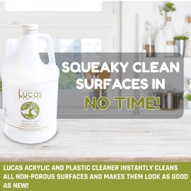 Lucas Acrylic and Plastic All Purpose Cleaner Spray 1 Gallon Refill Size