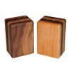 Wisconsinmade Walnut Steak Knife Block with Six Slots, Cherry and