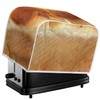 Uskorhein Vivid Funny Bread Pattern Toaster Cover,Waterproof Toaster Cover Bread