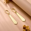 Gold Dangle Earrings for Women Trendy Lightweight Geometric Dangling Hypoallergenic