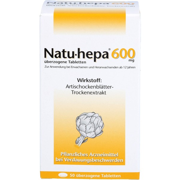 NATU HEPA 600 mg Coated Tablets Pack of 50