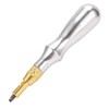 Stitching Groover Aluminum Handle Leather Edge Beveler Trenching Tool for