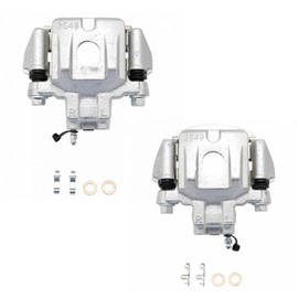 TRQ Rear Brake Caliper Set Compatible with 2004-2007 Toyota Highlander
