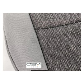 OEM SEATING Fits 2013 2014 2015 2016 Dodge Ram 1500 SLT Driver Bottom Cloth Seat Cover Gray