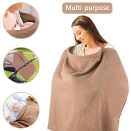 Lohill Stilltuch für Unterwegs Stillschal Stillschürze，Nursing Cover Breastfeeding Cover Stilltuch Stillschürze Still Abdeckung,Musselin-Stillbezug für Babys