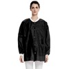 Greenour Case of 50 Disposable Lab Coats Black for Adults