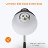 LEPOWER Metal Desk Lamp, Adjustable Goose Neck Table Lamp, Eye-Caring